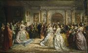 Daniel Huntington The Republican Court (Lady Washington's Reception Day) Spain oil painting artist